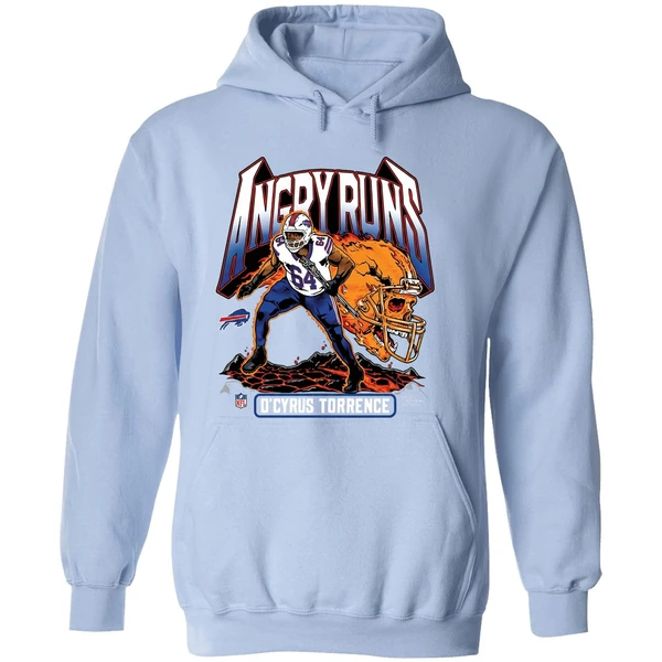 Ocyrus Torrence Buffalo Bills Angry Runs 2025 Hoodie - Image 4