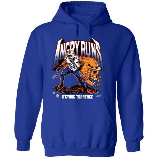 Ocyrus Torrence Buffalo Bills Angry Runs 2025 Hoodie - Image 7