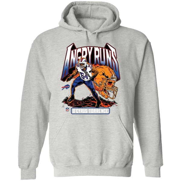Ocyrus Torrence Buffalo Bills Angry Runs 2025 Hoodie - Image 9