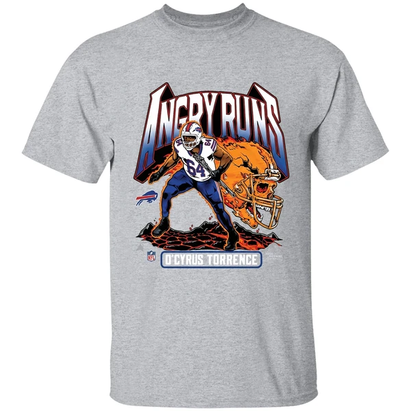 Ocyrus Torrence Buffalo Bills Angry Runs 2025 Shirt - Image 9