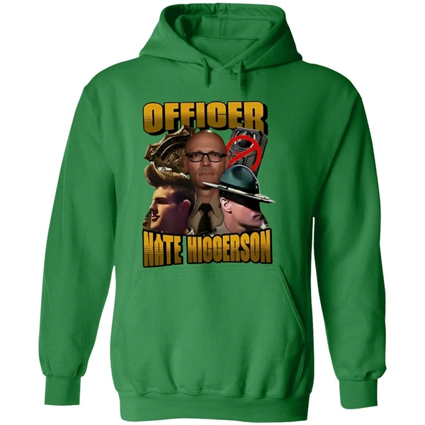 Officer Nate Higgerson Graphic Vintage Hoodie - Image 2