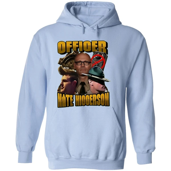Officer Nate Higgerson Graphic Vintage Hoodie - Image 4