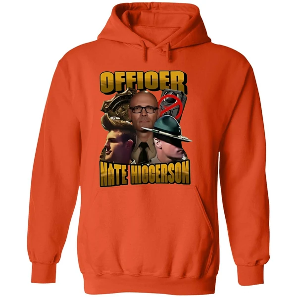 Officer Nate Higgerson Graphic Vintage Hoodie - Image 6