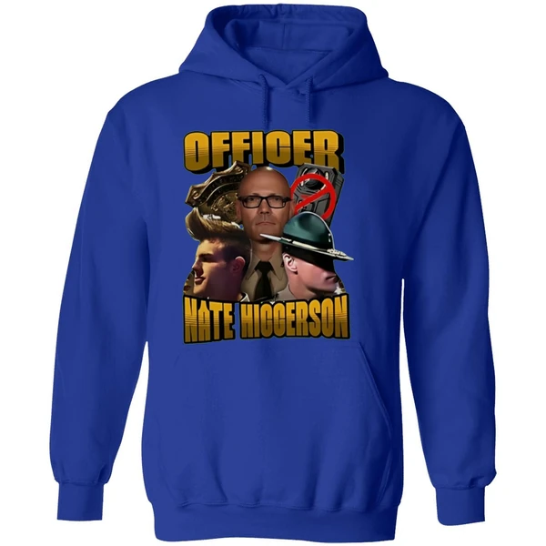 Officer Nate Higgerson Graphic Vintage Hoodie - Image 7