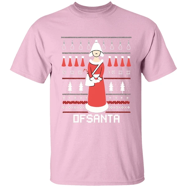 Ofsanta Santas Handmaid Dfsanta Christmas Shirt - Image 2