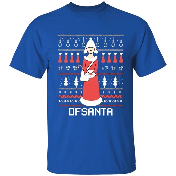 Ofsanta Santas Handmaid Dfsanta Christmas Shirt - Image 7