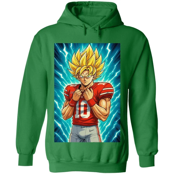 Ohio State Buckeyes 10 Julian Sayin Super Sayin X Super Saiyan Dragon Ball Hoodie - Image 2