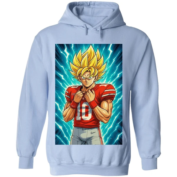 Ohio State Buckeyes 10 Julian Sayin Super Sayin X Super Saiyan Dragon Ball Hoodie - Image 4