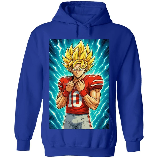 Ohio State Buckeyes 10 Julian Sayin Super Sayin X Super Saiyan Dragon Ball Hoodie - Image 7