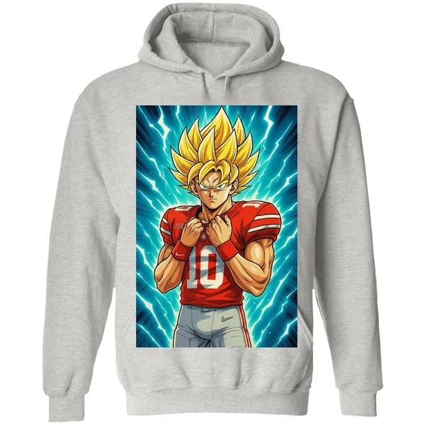 Ohio State Buckeyes 10 Julian Sayin Super Sayin X Super Saiyan Dragon Ball Hoodie - Image 9
