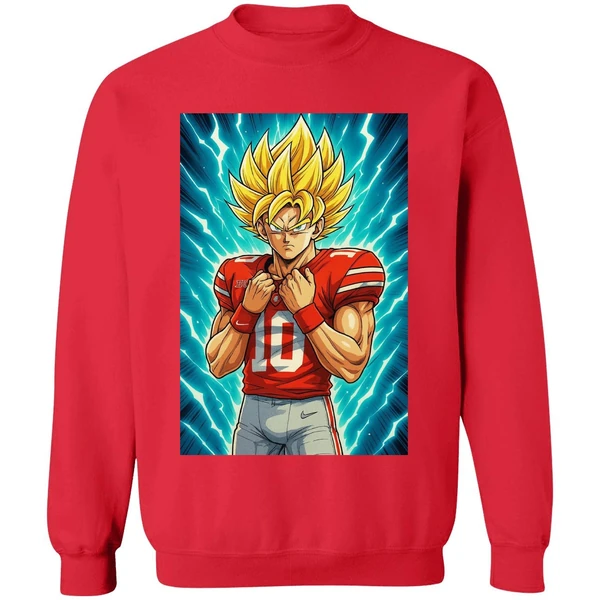 Ohio State Buckeyes 10 Julian Sayin Super Sayin X Super Saiyan Dragon Ball Sweashirt