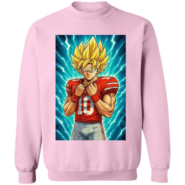 Ohio State Buckeyes 10 Julian Sayin Super Sayin X Super Saiyan Dragon Ball Sweashirt - Image 5
