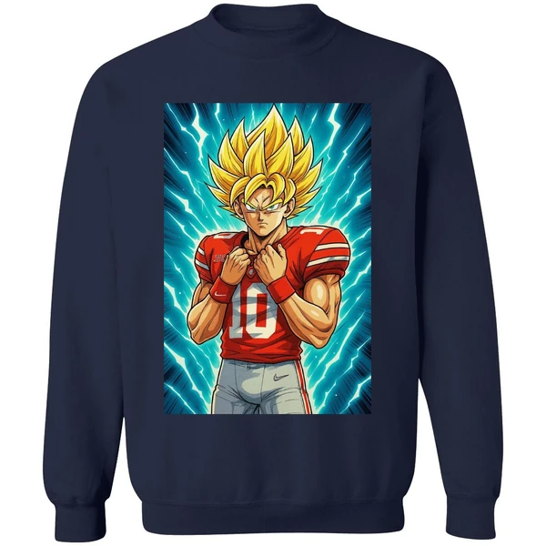 Ohio State Buckeyes 10 Julian Sayin Super Sayin X Super Saiyan Dragon Ball Sweashirt - Image 6