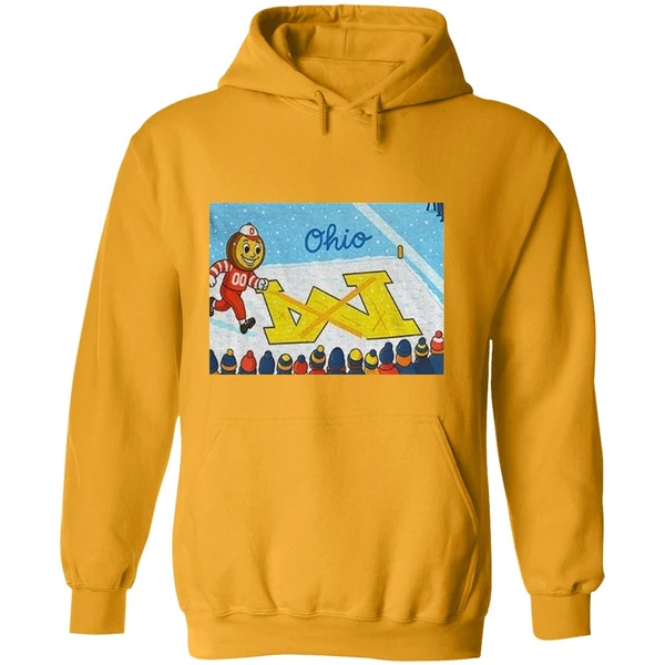 Ohio State Buckeyes Football Brutus Snow Beat Michigan Wolverines Hoodie