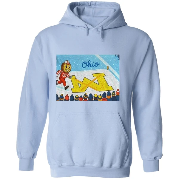 Ohio State Buckeyes Football Brutus Snow Beat Michigan Wolverines Hoodie - Image 4