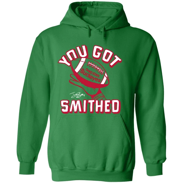 Ohio State Buckeyes Jeremiah Smith You Got Smithed Hoodie - Image 2