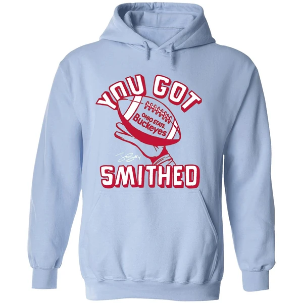 Ohio State Buckeyes Jeremiah Smith You Got Smithed Hoodie - Image 4