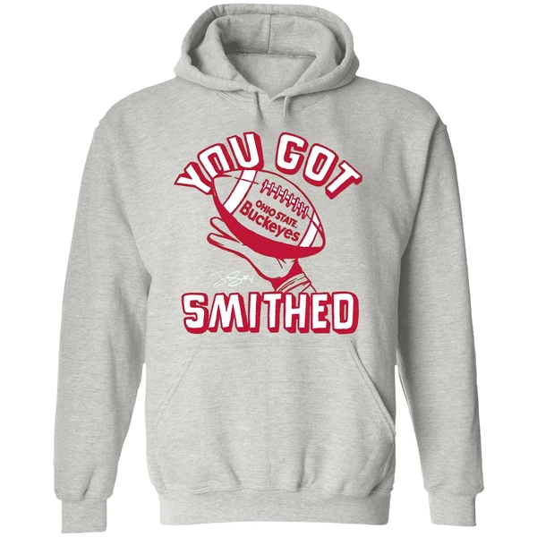 Ohio State Buckeyes Jeremiah Smith You Got Smithed Hoodie - Image 9