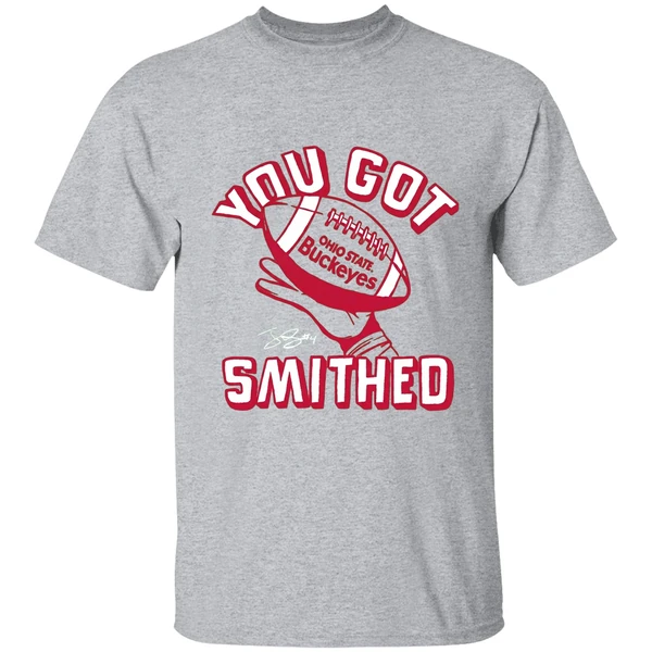 Ohio State Buckeyes Jeremiah Smith You Got Smithed Shirt - Image 6