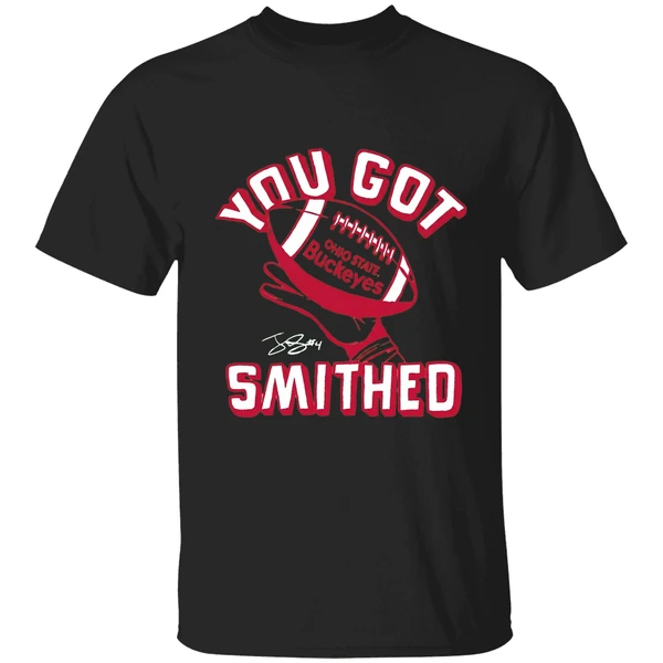 Ohio State Buckeyes Jeremiah Smith You Got Smithed Shirt - Image 7