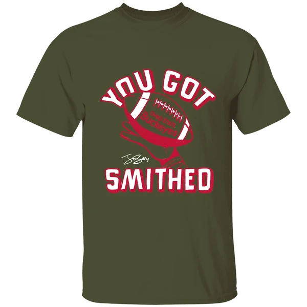 Ohio State Buckeyes Jeremiah Smith You Got Smithed Shirt - Image 9