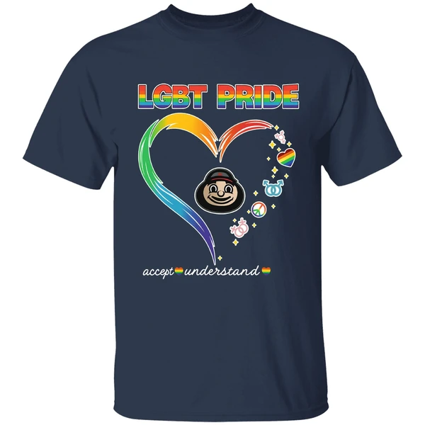 Ohio State Buckeyes Lgbt Pride 2025 National Coming Out Day Logo Shirt - Image 5