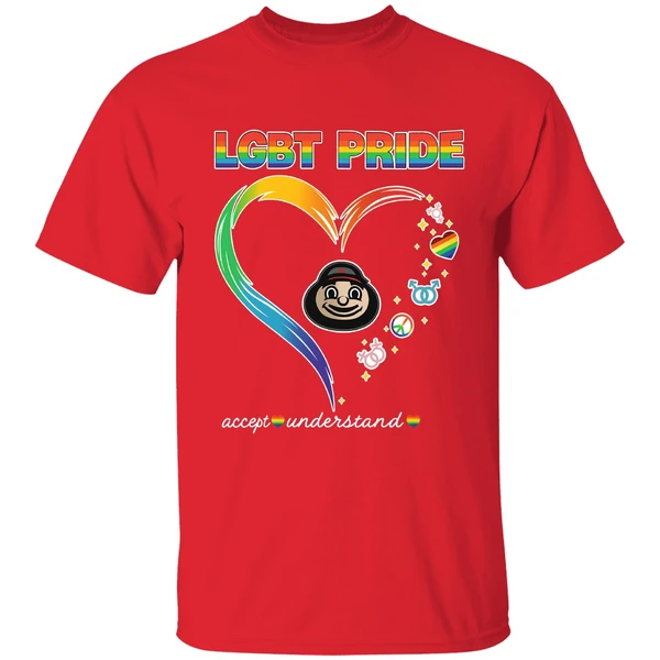 Ohio State Buckeyes Lgbt Pride 2025 National Coming Out Day Logo Shirt - Image 7
