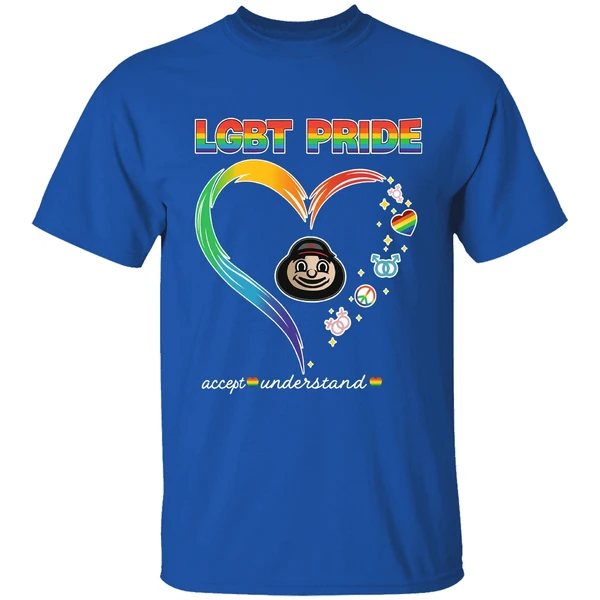Ohio State Buckeyes Lgbt Pride 2025 National Coming Out Day Logo Shirt - Image 8
