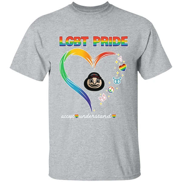 Ohio State Buckeyes Lgbt Pride 2025 National Coming Out Day Logo Shirt - Image 9