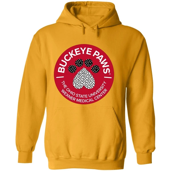 Ohio State Buckeyes Paws The Ohio State University Wexner Medical Center Hoodie