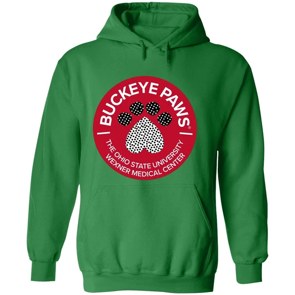 Ohio State Buckeyes Paws The Ohio State University Wexner Medical Center Hoodie - Image 2