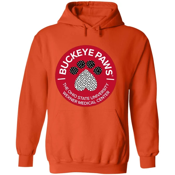 Ohio State Buckeyes Paws The Ohio State University Wexner Medical Center Hoodie - Image 6