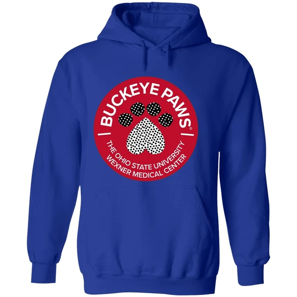 Ohio State Buckeyes Paws The Ohio State University Wexner Medical Center Hoodie - Image 7