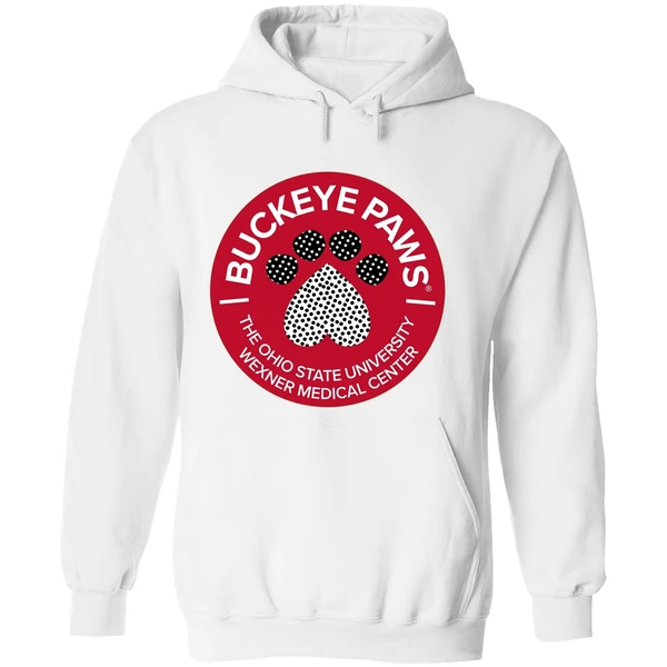 Ohio State Buckeyes Paws The Ohio State University Wexner Medical Center Hoodie - Image 8