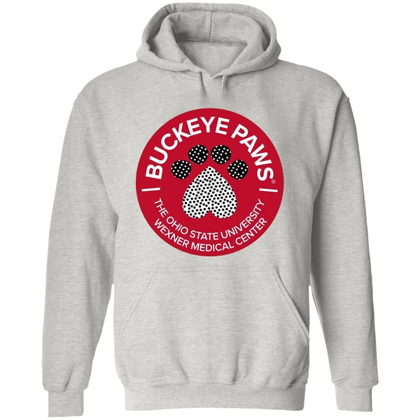 Ohio State Buckeyes Paws The Ohio State University Wexner Medical Center Hoodie - Image 9