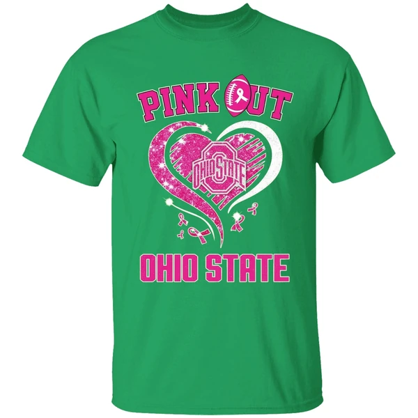 Ohio State Buckeyes Pink Out Ncaa Pink Ribbon Shirt