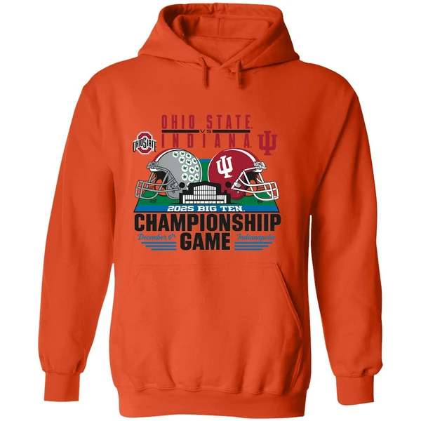 Ohio State Vs Indiana 2025 Big Ten Championship Game Hoodie - Image 6