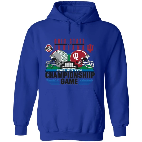 Ohio State Vs Indiana 2025 Big Ten Championship Game Hoodie - Image 7