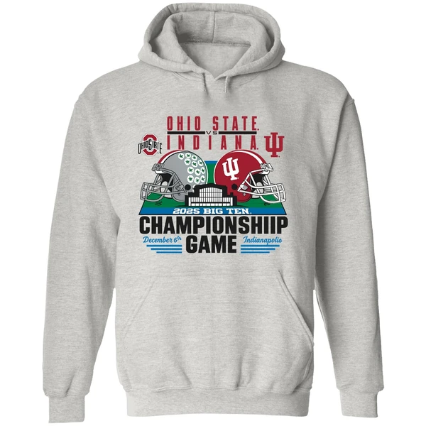 Ohio State Vs Indiana 2025 Big Ten Championship Game Hoodie - Image 9