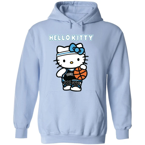 Oklahoma City Thunder 2025 Hello Kitty Hoodie - Image 4