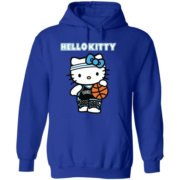 Oklahoma City Thunder 2025 Hello Kitty Hoodie - Image 7