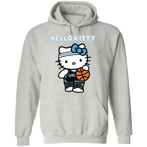 Oklahoma City Thunder 2025 Hello Kitty Hoodie - Image 9