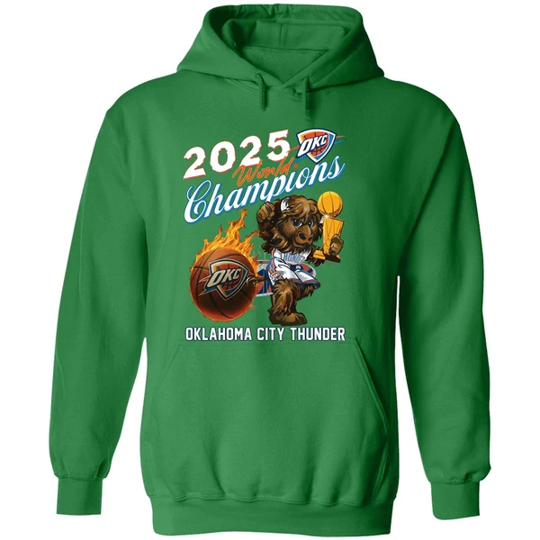 Oklahoma City Thunder 2025 World Champions Hoodie - Image 2