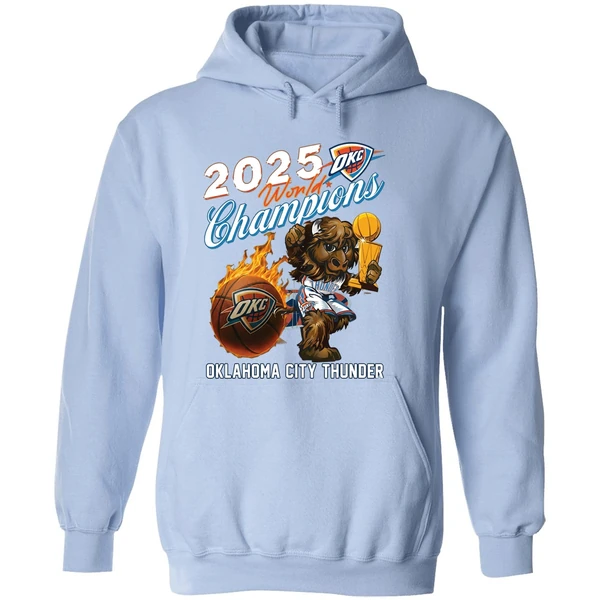Oklahoma City Thunder 2025 World Champions Hoodie - Image 4