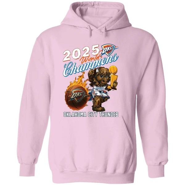 Oklahoma City Thunder 2025 World Champions Hoodie - Image 5
