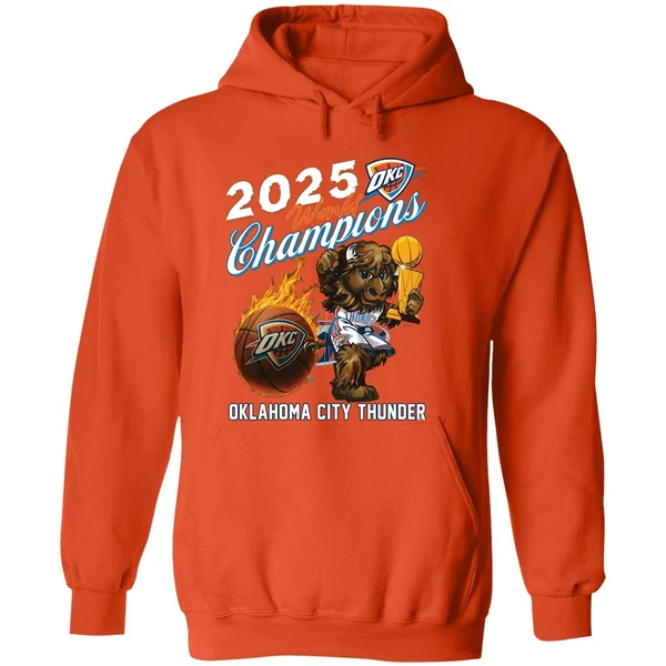Oklahoma City Thunder 2025 World Champions Hoodie - Image 6