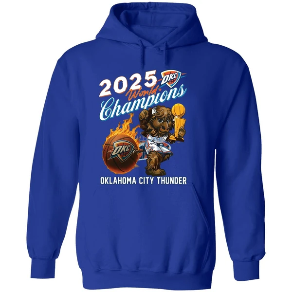 Oklahoma City Thunder 2025 World Champions Hoodie - Image 7