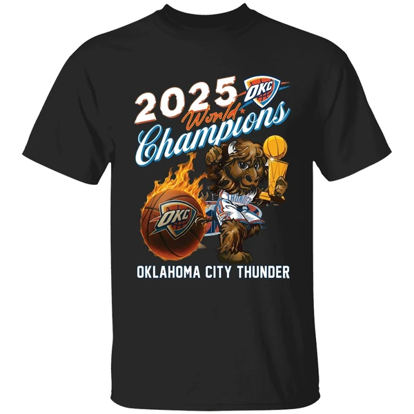 Oklahoma City Thunder 2025 World Champions Shirt