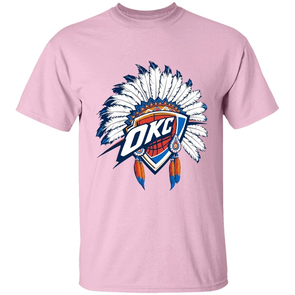 Oklahoma City Thunder Native American Logo Shirt - Image 2