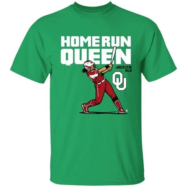 Oklahoma Softball Jocelyn Alo Home Run Queen Shirt